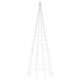 Led-Kerstboom Aan Vlaggenmast 550 Led's Warm Wit Warmwit