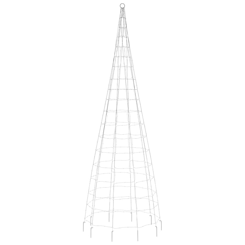 Led-Kerstboom Aan Vlaggenmast 550 Led's Warm Wit Warmwit