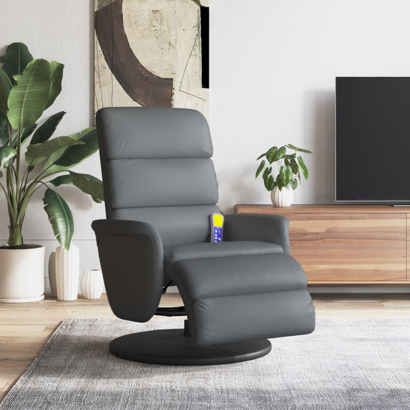 Massage Recliner Stoel 71 X 98 X 106 Cm Kunstleer