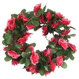 Kerstslingers Met Bloemen 6 St 250 Cm Lente Rozerood