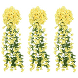 Kerstslingers Met Bloemen 3 St 85 Cm Rozé