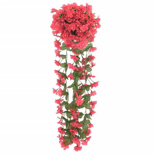 Kerstslingers Met Bloemen 3 St 85 Cm Rozé