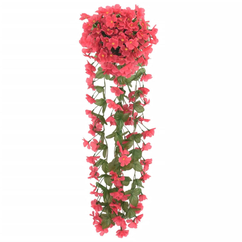 Kerstslingers Met Bloemen 3 St 85 Cm Rozé