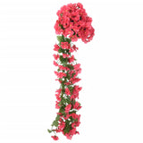 Kerstslingers Met Bloemen 3 St 85 Cm Rozé