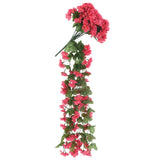 Kerstslingers Met Bloemen 3 St 85 Cm Rozé