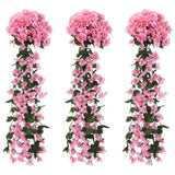 Kerstslingers Met Bloemen 3 St 85 Cm Rozé