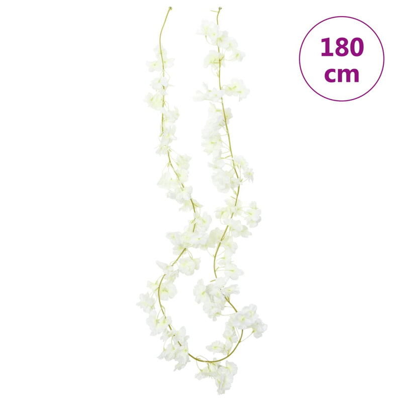 Kerstslingers Met Bloemen 6 St 180 Cm