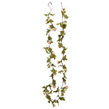 Kerstslingers Met Bloemen 6 St 215 Cm Kleurig