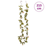 Kerstslingers Met Bloemen 6 St 215 Cm Kleurig