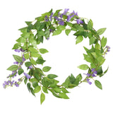 Kerstslingers Met Bloemen 6 St 200 Cm