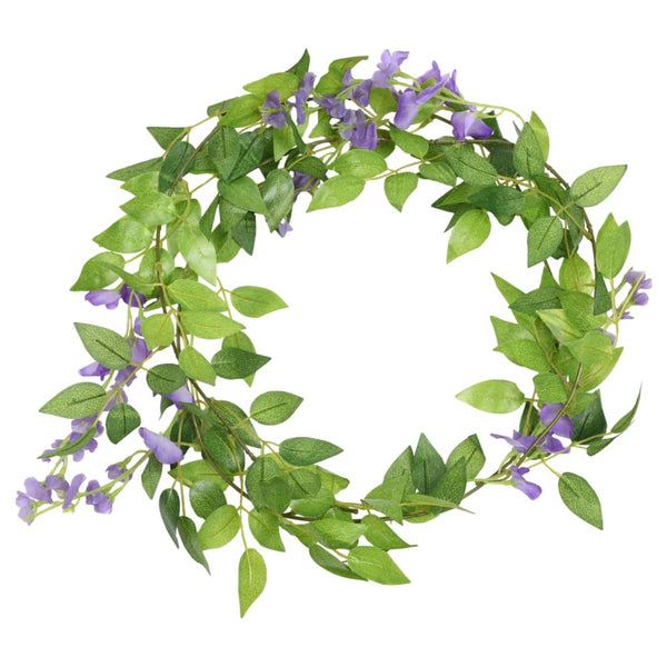 Kerstslingers Met Bloemen 6 St 200 Cm