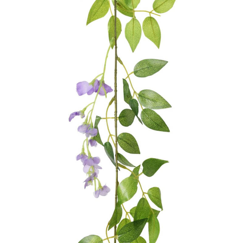 Kerstslingers Met Bloemen 6 St 200 Cm