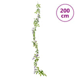 Kerstslingers Met Bloemen 6 St 200 Cm