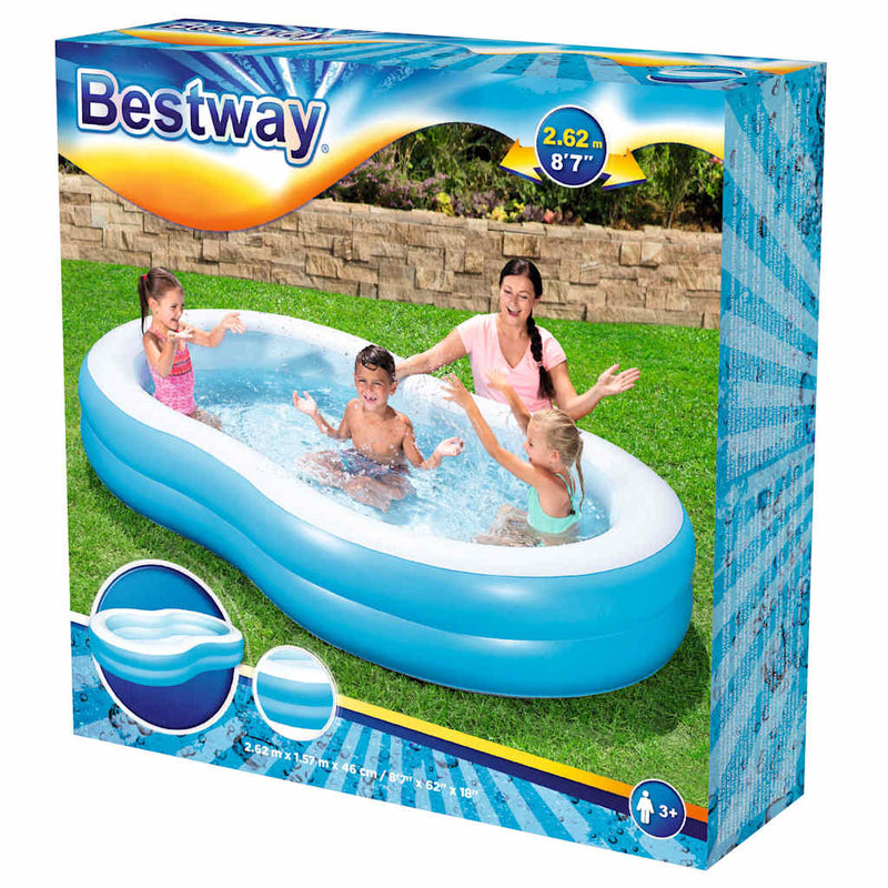 Bestway Familiezwembad Big Lagoon 262X157X46 Cm