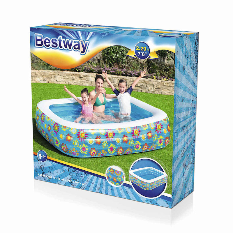 Bestway Kinderzwembad Opblaasbaar 229X152X56 Cm Blauw