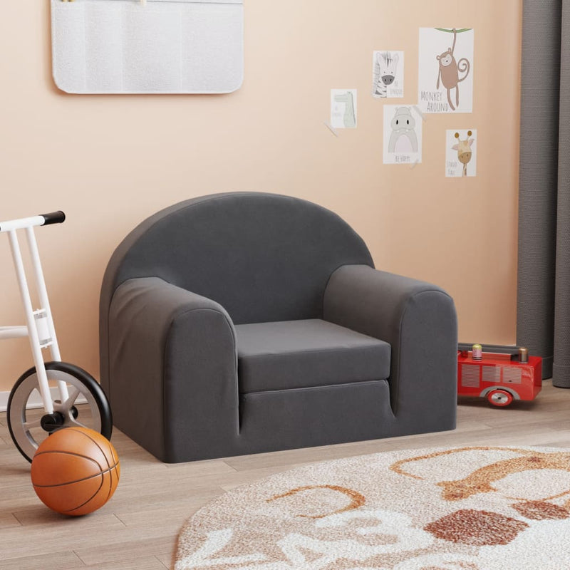 Kinderslaapbank Zacht Pluche