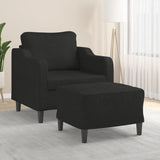 Fauteuil Met Voetenbank 60 Cm Stof