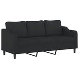 Driezitsbank Met Voetenbank 180 Cm Stof