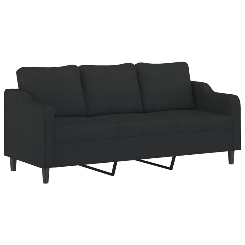 Driezitsbank Met Voetenbank 180 Cm Stof