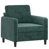Fauteuil Met Voetenbank 60 Cm Fluweel