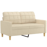 3-Delige Loungeset Met Kussens Stof Kleurig