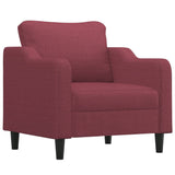 4-Delige Loungeset Met Kussens Stof