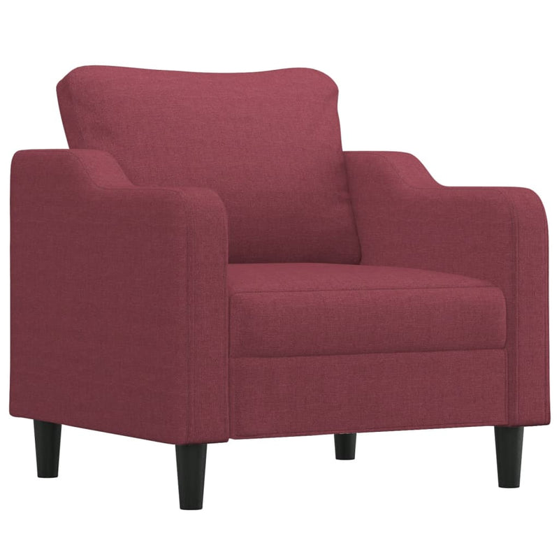 4-Delige Loungeset Met Kussens Stof