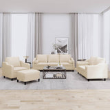 4-Delige Loungeset Met Kussens Stof
