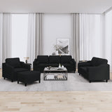 4-Delige Loungeset Met Kussens Stof