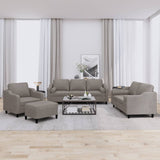 4-Delige Loungeset Met Kussens Stof