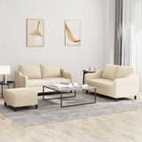 3-Delige Loungeset Met Kussens Stof
