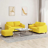 3-Delige Loungeset Met Kussens Stof