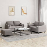 3-Delige Loungeset Met Kussens Stof