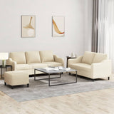 3-Delige Loungeset Met Kussens Stof