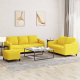 3-Delige Loungeset Met Kussens Stof
