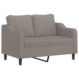 3-Delige Loungeset Met Kussens Stof