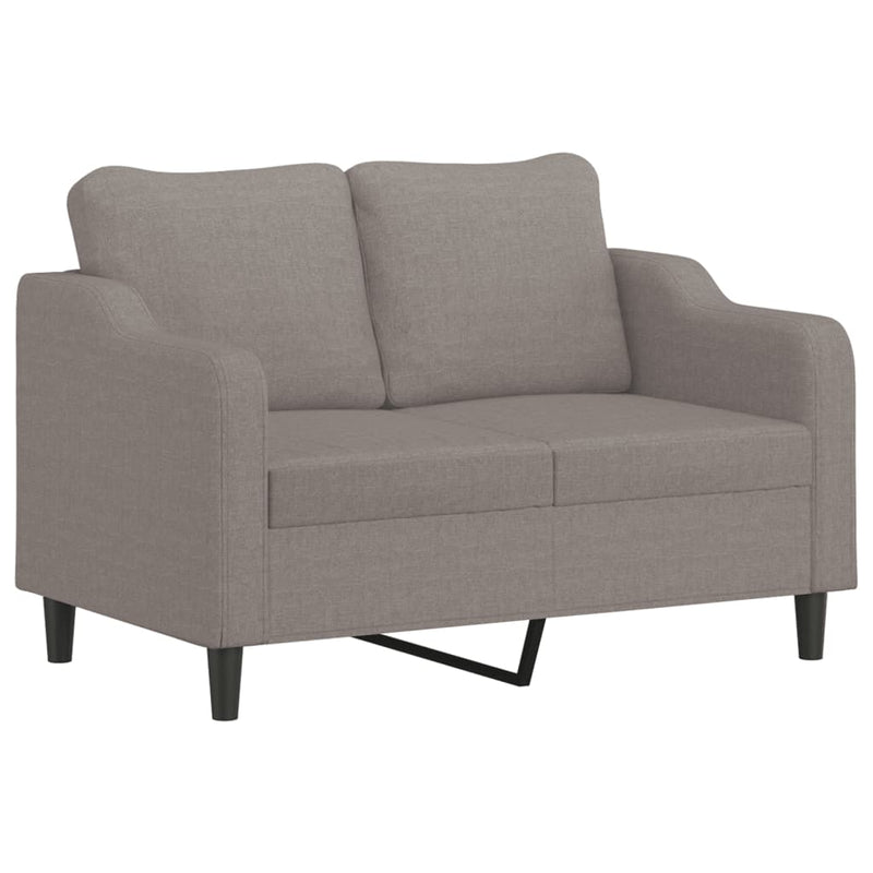3-Delige Loungeset Met Kussens Stof