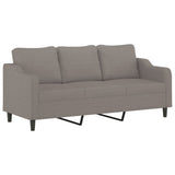 3-Delige Loungeset Met Kussens Stof