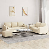 3-Delige Loungeset Met Kussens Stof