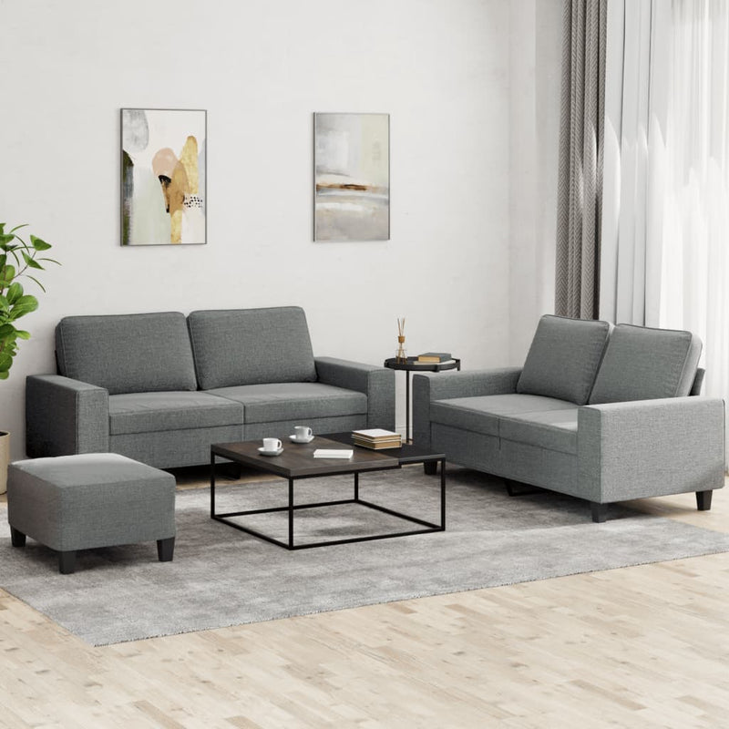 3-Delige Loungeset Stof