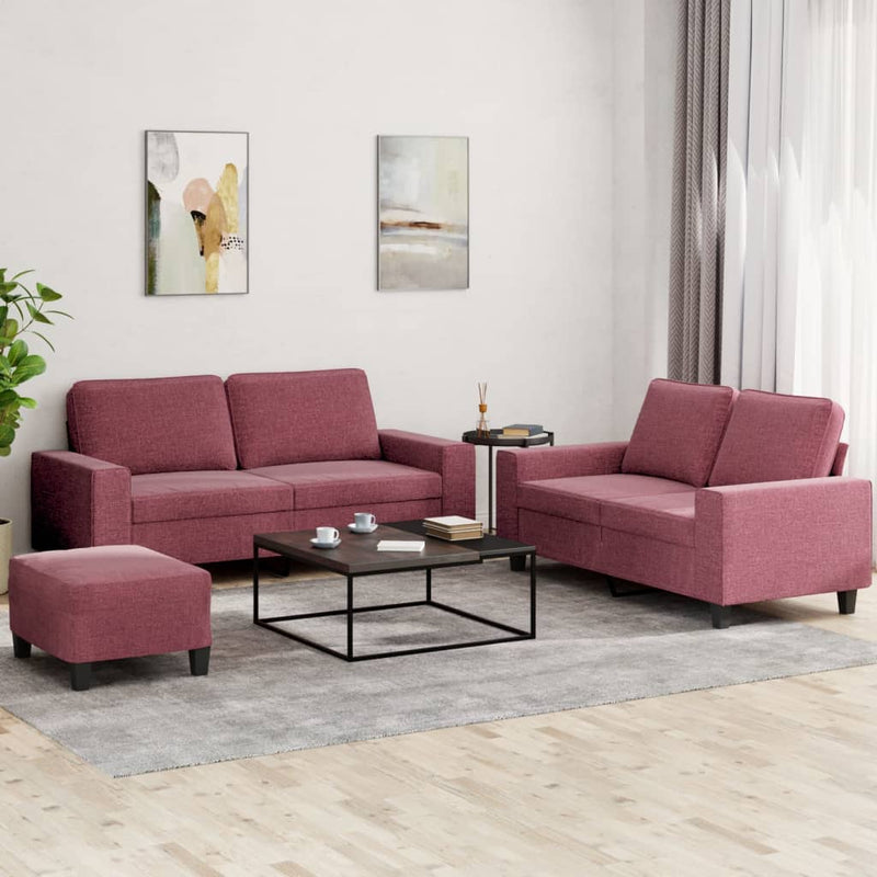 3-Delige Loungeset Stof