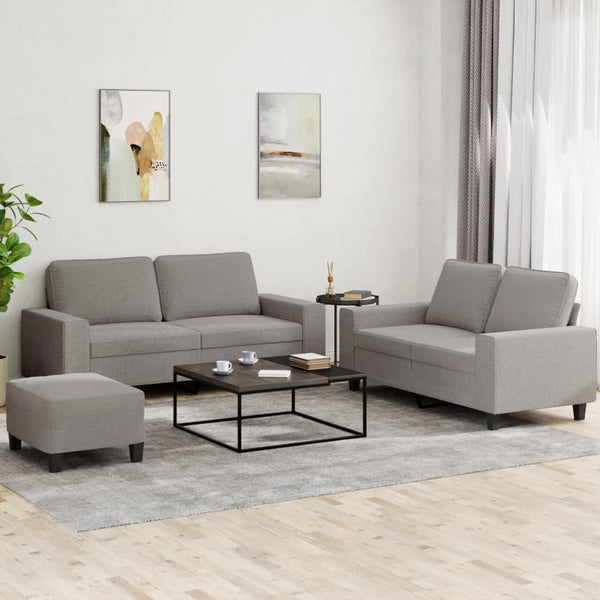 3-Delige Loungeset Stof