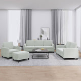 4-Delige Loungeset Fluweel Kleurig