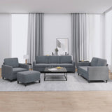 4-Delige Loungeset Fluweel Kleurig
