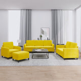 4-Delige Loungeset Fluweel Kleurig
