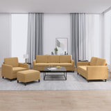 4-Delige Loungeset Fluweel Kleurig