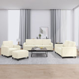 4-Delige Loungeset Fluweel Kleurig