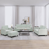 4-Delige Loungeset Fluweel Kleurig