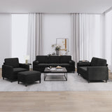4-Delige Loungeset Fluweel Kleurig