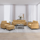 4-Delige Loungeset Fluweel Kleurig